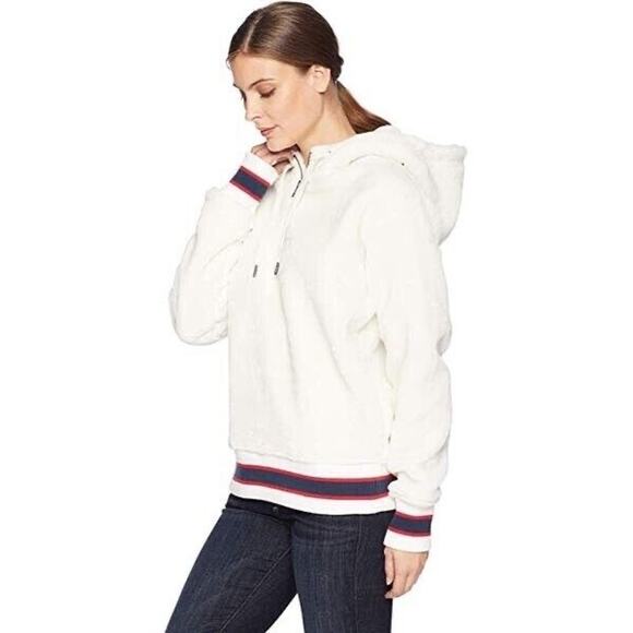 Ugg Sweaters - UGG Kailani Sherpa Hoodie CREAM Hooded Sweater Sz M